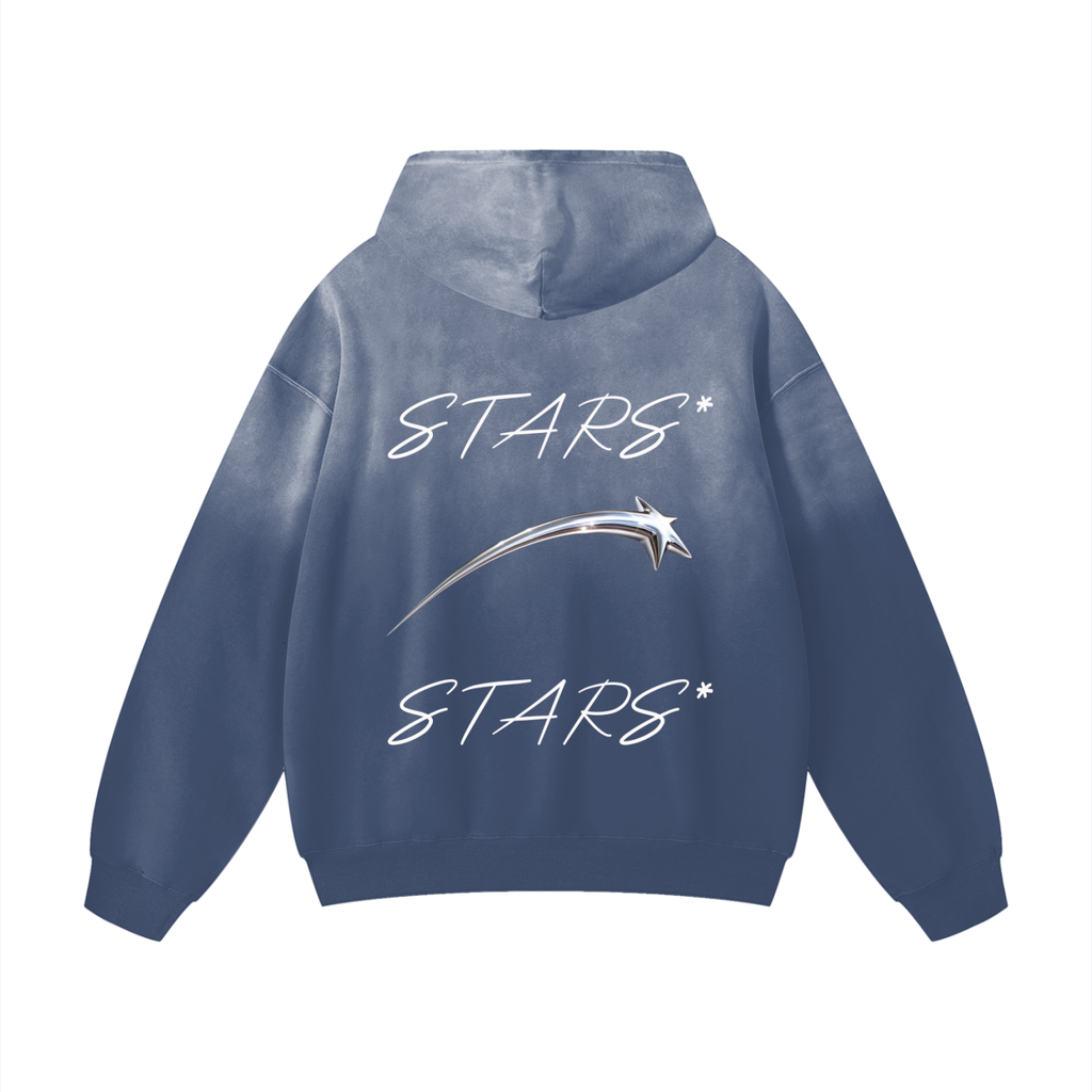 Heavyweight Fade SILVER STARMAN* Hoodie